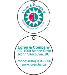 Loren & Company Shopping Cart Coin Keychain Design